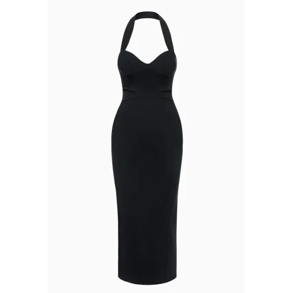 Khy | Dresses | Khy X Dilara Findikoglu Fitted Halter Dress In Black |  Poshmark